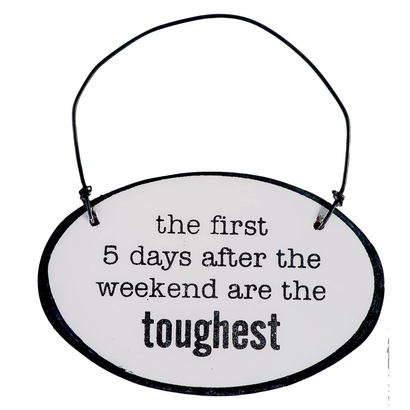 Say It with Sass Mini Oval Wall Hangings