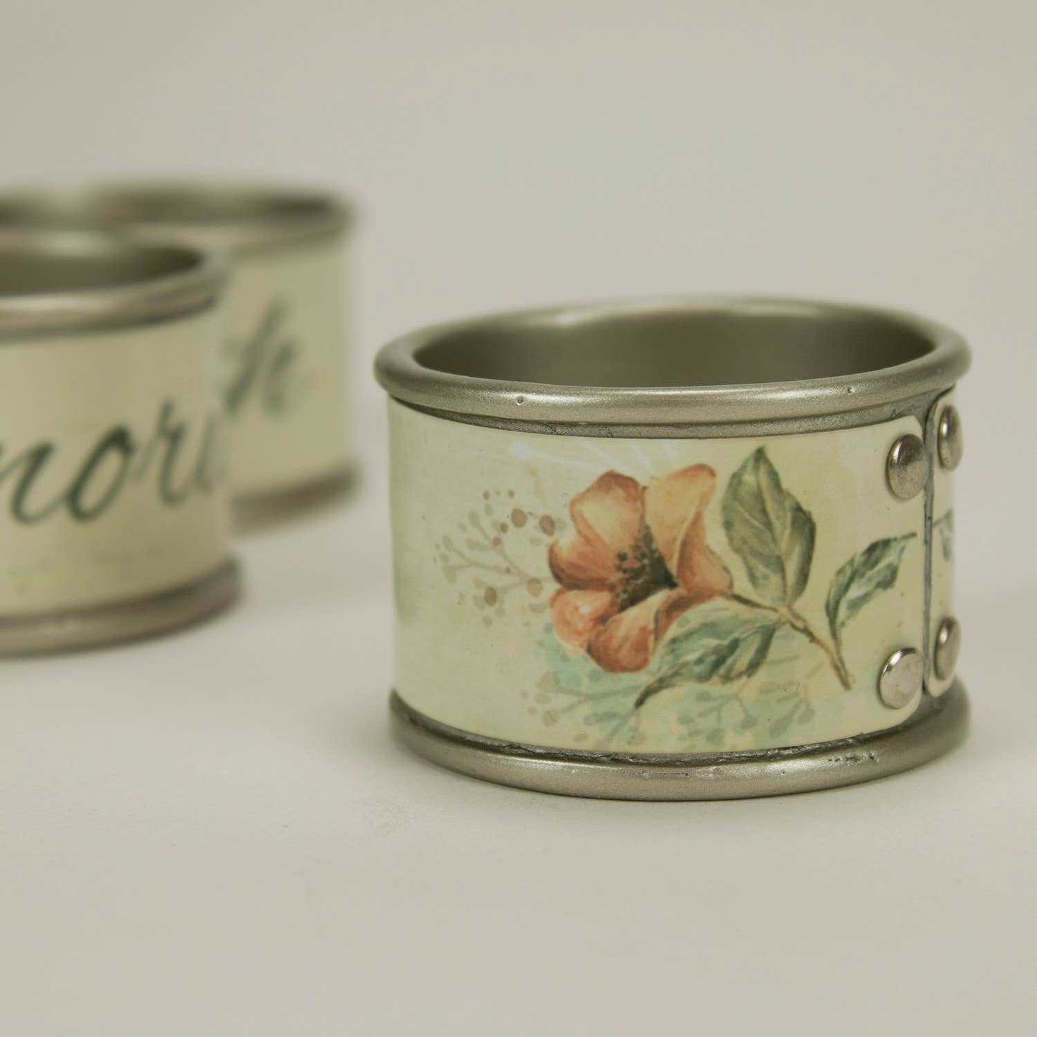 Napkin Ring Set - Faith, Joy, Love, Memories