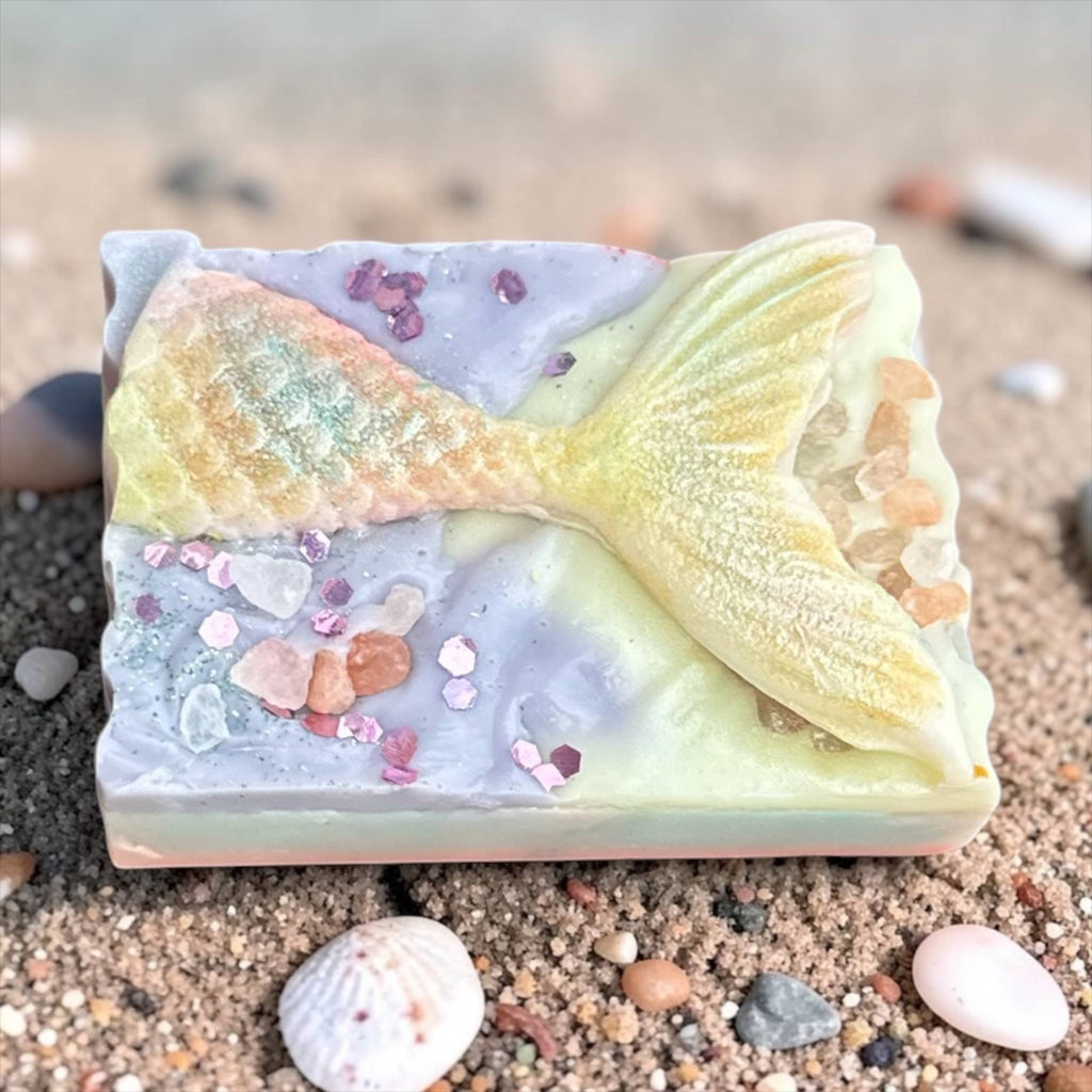 Mermaid Soap Bar: Handmade Ocean Theme Soap
