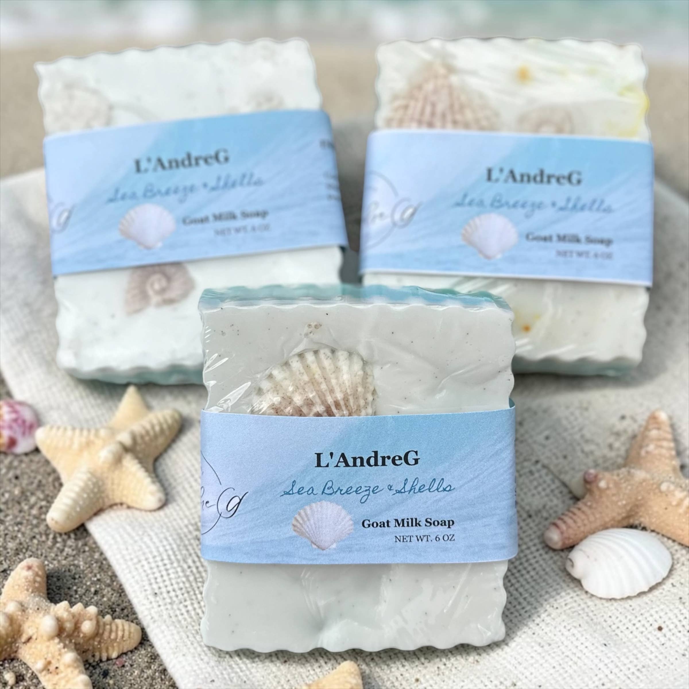 Goat Milk Beach Soap – Ocean Scent 