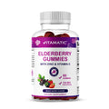 Vitamatic Elderberry Gummies | Zinc & Vitamin C | 60ct