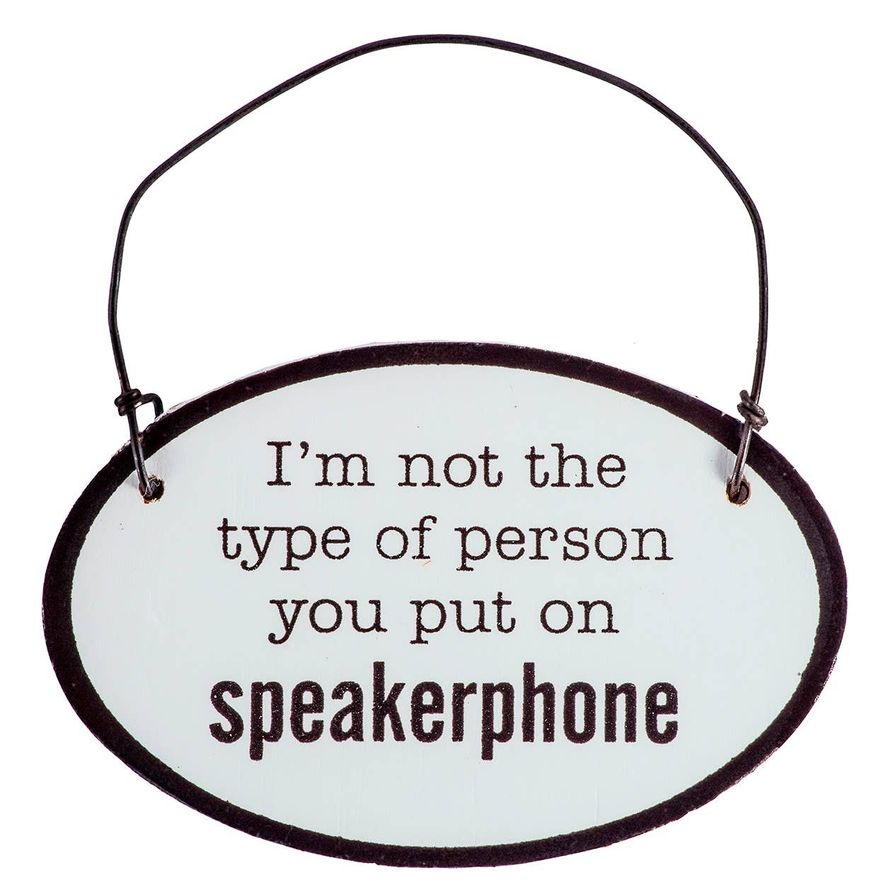 Say It with Sass Mini Oval Wall Hangings