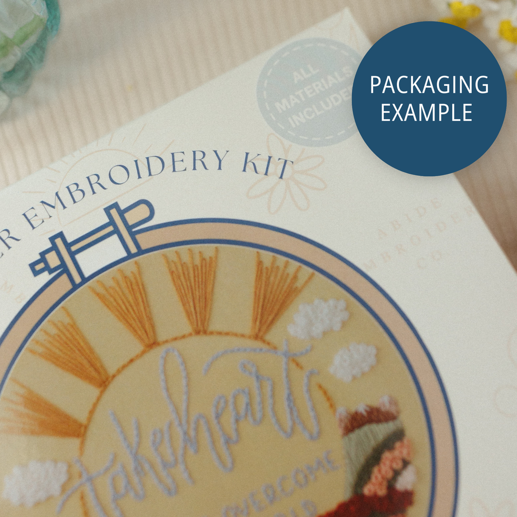17-Stitch Practice Guide Embroidery Kit