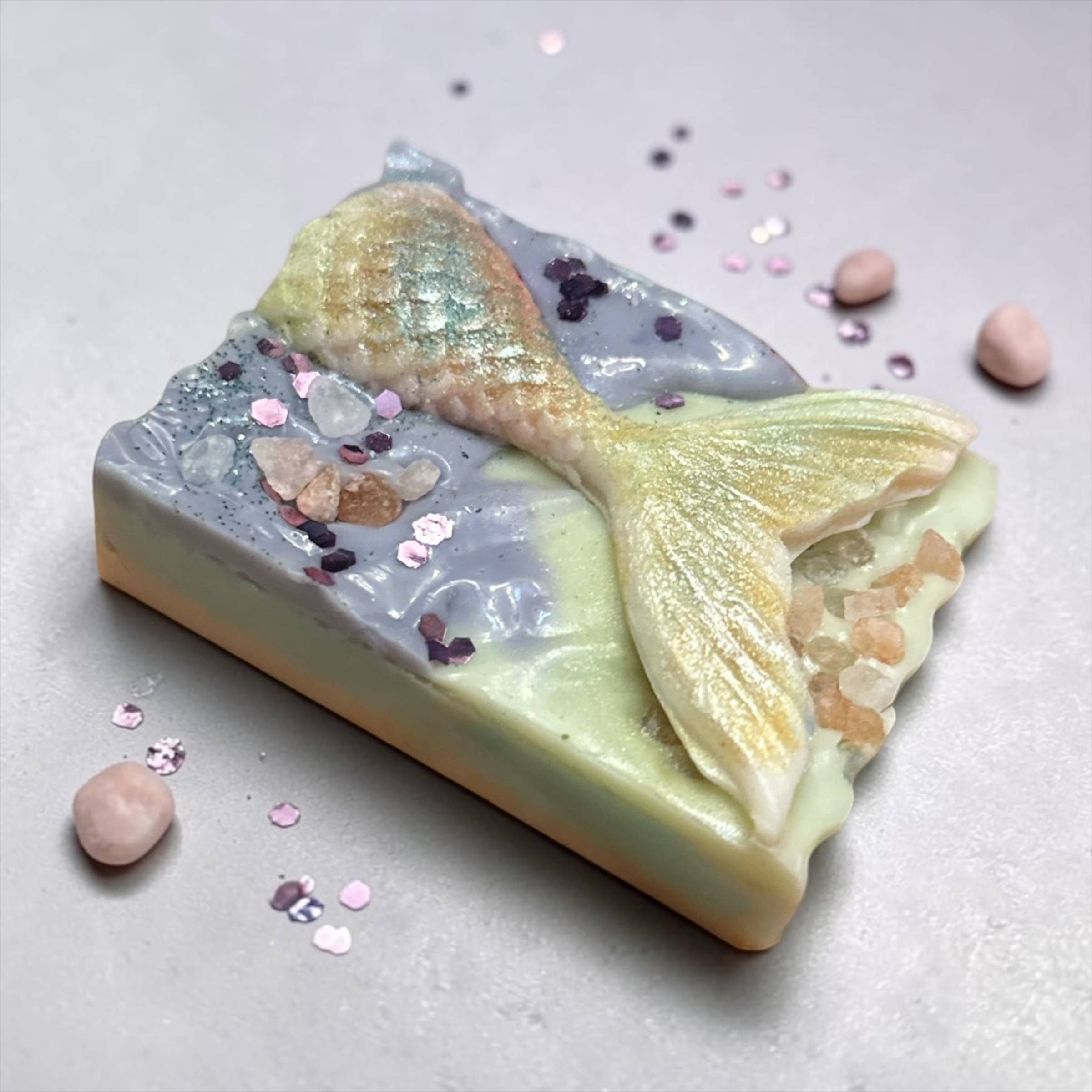 Mermaid Soap Bar: Handmade Ocean Theme Soap