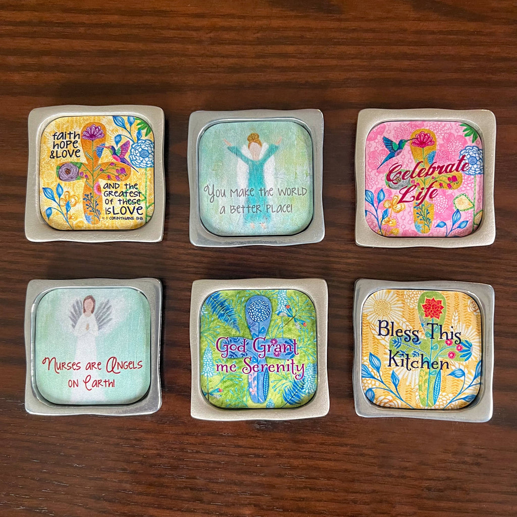 Multiple Blessings Magnets by Caroline Simas