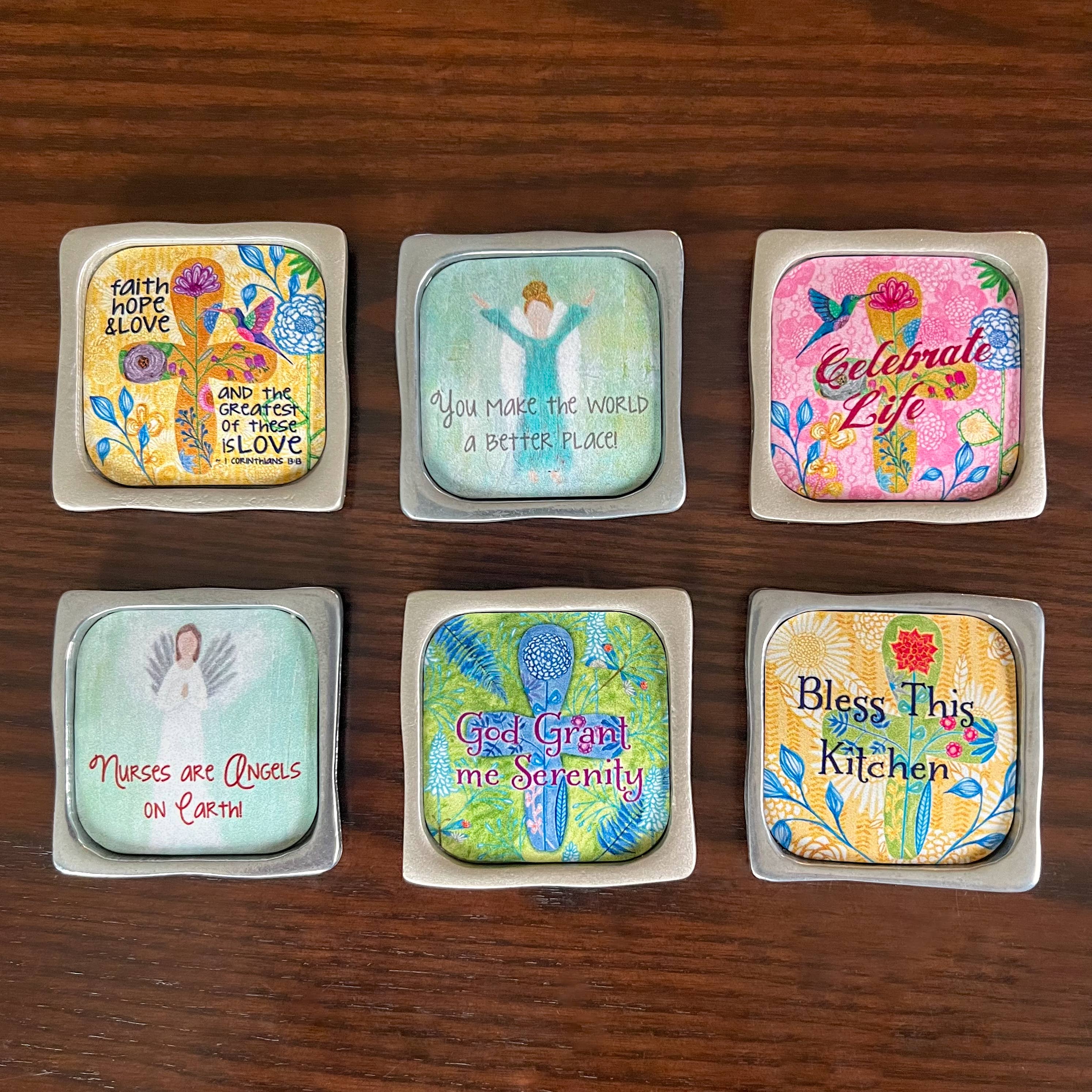 Multiple Blessings Magnets by Caroline Simas