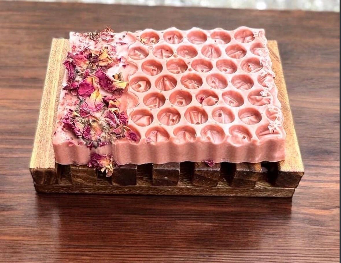 Honey Rose Soap Bar—Floral Handmade Soap 