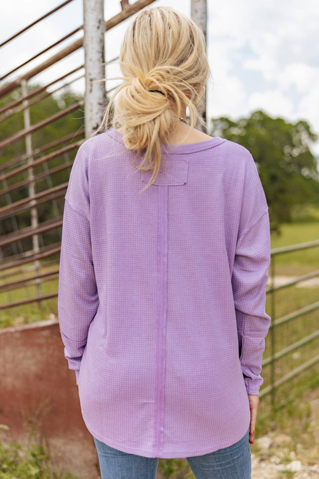 V Neck Thermal Top