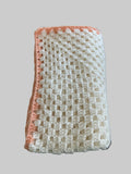 Blanket. Circle of peach