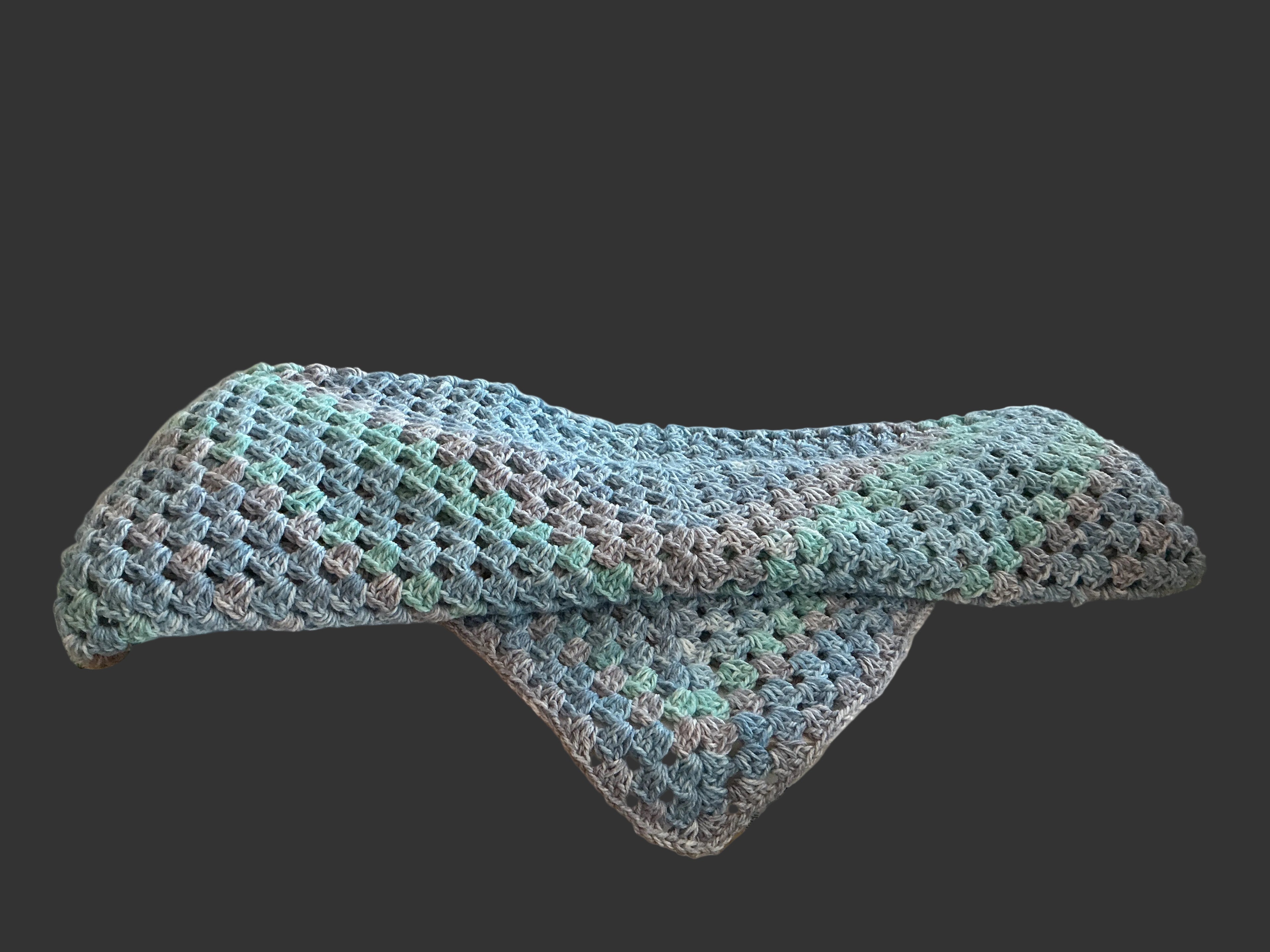 Granny square blanket. Soft soft soft