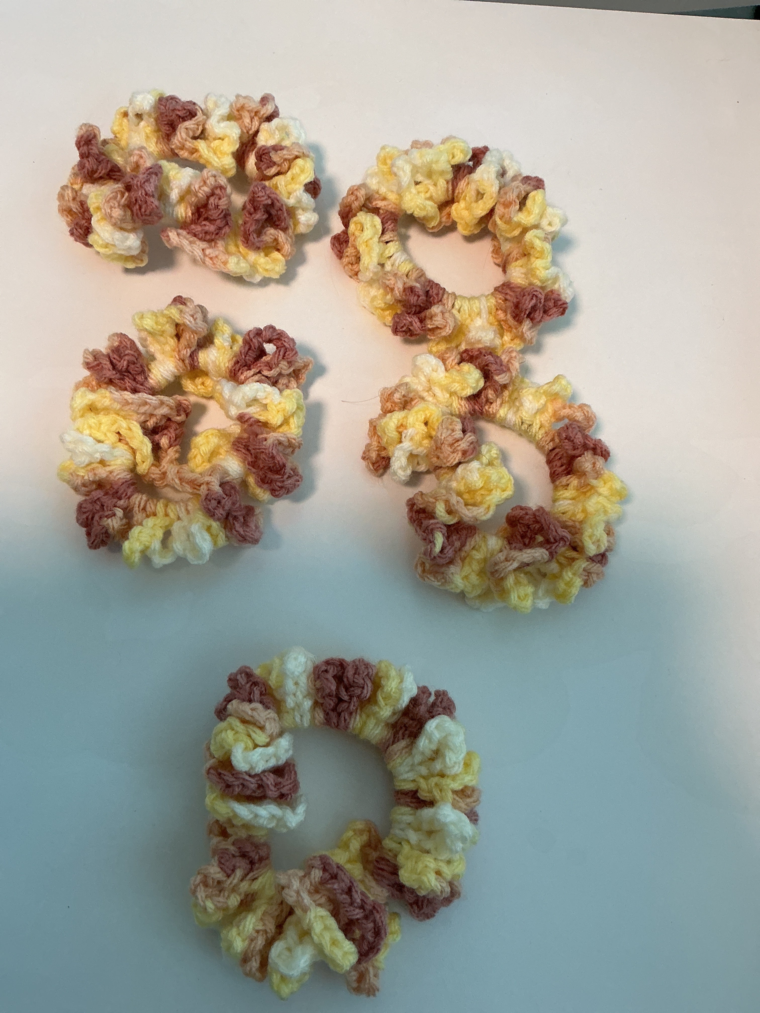 Hair scrunchy earth tones