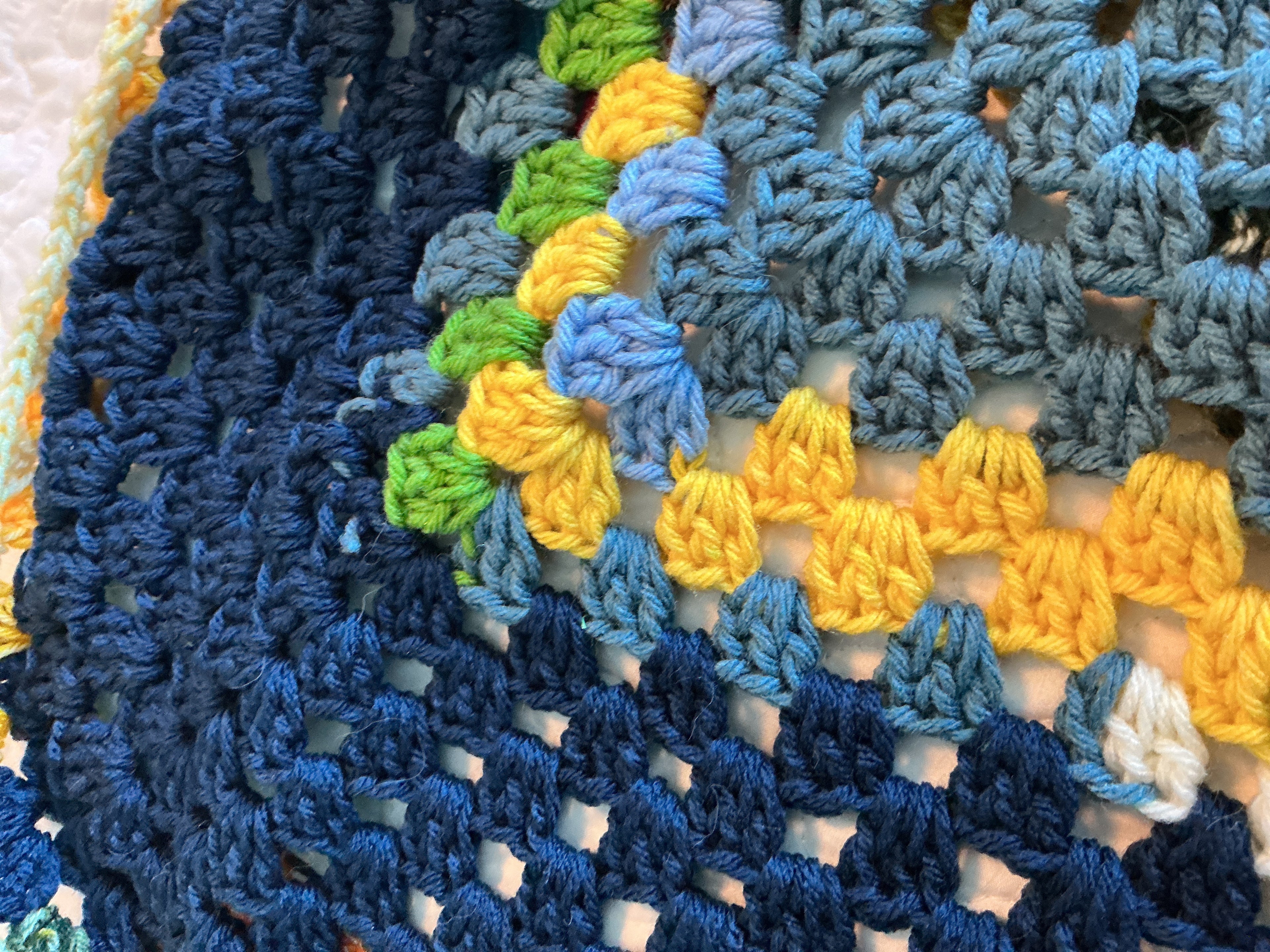 Granny square blanket or lap robe